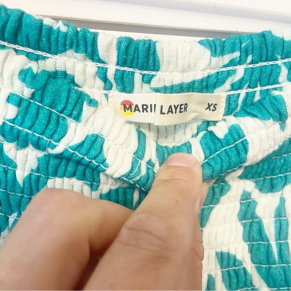 Marine Layer | Corrine Double Cloth 100% Cotton Maxi Skirt Size XS - Picture 5 of 9